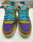 AIR JORDAN 4 DESERT MOSS - SIZE 8 (WORN) - SUPER CLEAN
