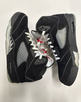 AIR JORDAN 5 OG BLACK METALLIC REIMAGINED - SIZE 10.5 (WORN)