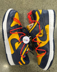 OFF WHITE DUNK LOW UNIVERSITY GOLD - SIZE 11 (WORN)