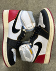 AIR JORDAN 1 HIGH UNION BLACK TOE - SIZE 9.5 (WORN)