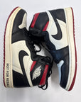 AIR JORDAN 1 HIGH NOT FOR RESALE - SIZE 10 (WORN) - MIDSOLE YELLOWING