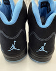 AIR JORDAN 5 BLACK UNIVERSITY BLUE 2026 - SIZE 11.5 (WORN