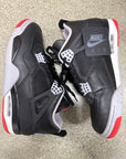 AIR JORDAN 4 BRED REIMAGINED - SIZE 10 (WORN) - DAMAGED LID