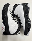 AIR JORDAN 9 WHITE RED BLACK 2010 - SIZE 11.5 (WORN) - SUPER CLEAN