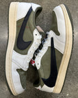 AIR JORDAN TRAVIS SCOTT LOW MEDIUM OLIVE - SIZE 11.5 (WORN)