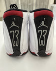 AIR JORDAN 14 BLACK TOE 2024 - SIZE 10 (WORN)