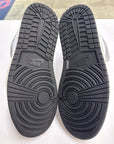 AIR JORDAN 1 HIGH WASHED BLACK - SIZE 9.5 (WORN)