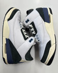 AIR JORDAN 3 A MA MANIERE DIFFUSED BLUE - SIZE 8.5 (WORN)