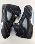 AIR JORDAN 5 BLACK UNIVERSITY BLUE 2026 - SIZE 11.5 (WORN