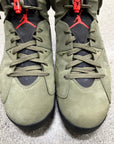 AIR JORDAN 6 TRAVIS SCOTT OLIVE - SIZE 13 (WORN)