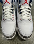 AIR JORDAN 3 TRUE BLUE 2016 - SIZE 10.5 (WORN) - SUPER CLEAN