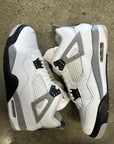 AIR JORDAN 4 WHITE CEMENT 2025 - SIZE 10 (WORN) - SUPER CLEAN