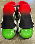 CLOGPOSITE SUPREME WHITE GYM RED GREEN - SIZE 10 (WORN)
