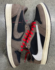 AIR JORDAN 1 LOW TRAVIS SCOTT MOCHA - SIZE 11 (WORN) - SUPER CLEAN