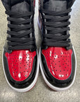 AIR JORDAN 1 BRED PATENT - SIZE 10 (WORN)