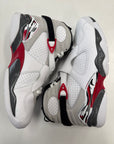 AIR JORDAN 8 WHITE TRUE RED 2025 - SIZE 11 (WORN)