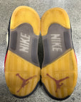 OFF WHITE AIR JORDAN 5 SAIL - SIZE 11 (WORN)