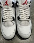 AIR JORDAN 4 WHITE CEMENT 2025 - SIZE 10 (WORN) - SUPER CLEAN