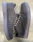 AIR JORDAN 1 LOW TRAVIS SCOTT VELVET BROWN - SIZE 9.5 (WORN) - SUPER CLEAN