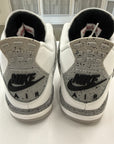AIR JORDAN 4 WHITE CEMENT 2025 - SIZE 7.5 (WORN) - SUPER CLEAN