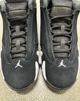 AIR JORDAN 14 BLACK WHITE - SIZE 8.5 (WORN)