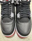 AIR JORDAN 4 BRED REIMAGINED - SIZE 8 (WORN) - SUPER CLEAN