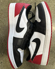AIR JORDAN 1 LOW BLACK TOE - SIZE 10.5 (WORN)