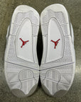 AIR JORDAN 4 WHITE OREO - SIZE 10 (WORN)