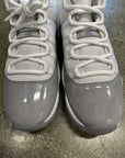AIR JORDAN 11 LOW CEMENT GREY - SIZE 10 (WORN)