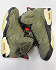 AIR JORDAN 6 OLIVE TRAVIS SCOTT - SIZE 11 (WORN)