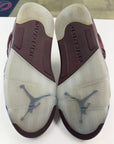 AIR JORDAN 5 BURGUNDY 2023 - SIZE 9.5 (WORN)