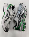 ASICS GEL- KAYANO 114 WHITE MALACHITE GREEN - SIZE 13 (WORN)