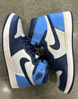 AIR JORDAN 1 HIGH OBSIDIAN - SIZE 9 (WORN)