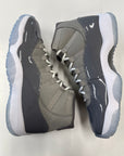 AIR JORDAN 11 COOL GREY 2021 - SIZE 12 (WORN)