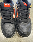 SB DUNK LOW PRO QS RAYGUN TIE-DYE BLACK - SIZE 8 (WORN)