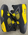 AIR JORDAN 4 THUNDER - SIZE 10.5 (WORN) - DAMAGED BOX