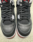 AIR JORDAN 4 BRED REIMAGINED - SIZE 10 (WORN)