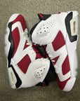 AIR JORDAN 6 CARMINE - SIZE 9 (WORN)
