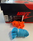 OFF WHITE AIR JORDAN 1 HIGH UNIVERSITY BLUE - SIZE 8.5 (WORN)