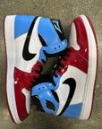 AIR JORDAN 1 HIGH FEARLESS UNC TO CHICAGO - SIZE 12 (WORN)