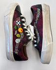 VANS OLD SKOOL 36 SOUVENIR BURGUNDY - SIZE 8.5 (WORN)