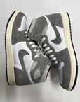 AIR JORDAN 1 HIGH WASHED BLACK - SIZE 9.5 (WORN)