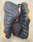 AIR FOAMPOSITE ONE BLACK GYM RED - SIZE 12 (WORN)
