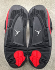 AIR JORDAN 4 RED THUNDER - SIZE 9 (WORN) - SUPER CLEAN