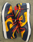 OFF WHITE DUNK LOW UNIVERSITY GOLD - SIZE 15 (WORN)