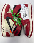 OFF WHITE AIR JORDAN 1 CHICAGO - SIZE 8 (WORN)