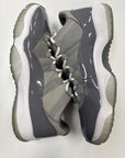 AIR JORDAN 11 LOW COOL GREY - SIZE 11 (WORN)