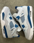 AIR JORDAN 4 MILITARY BLUE - SIZE 10 (WORN) - SUPER CLEAN