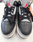 AIR JORDAN 3 BLACK CEMENT 2024 - SIZE 11 (WORN)