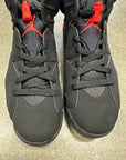 AIR JORDAN 6 BLACK INFRARED 2019 - SIZE 8 (WORN)